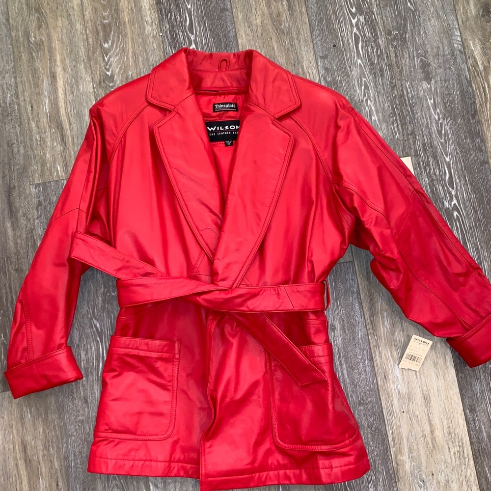 VINTAGE new leather jacket